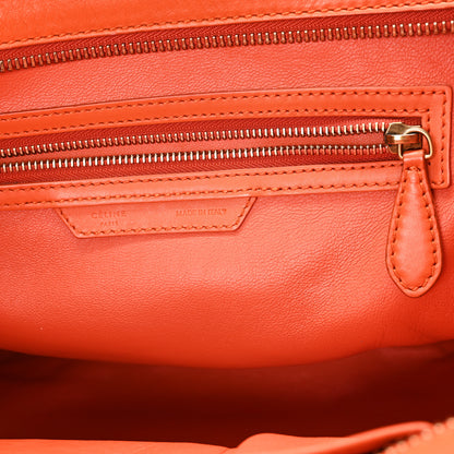 Celine Smooth Calfskin Mini Luggage Orange 5 of 10