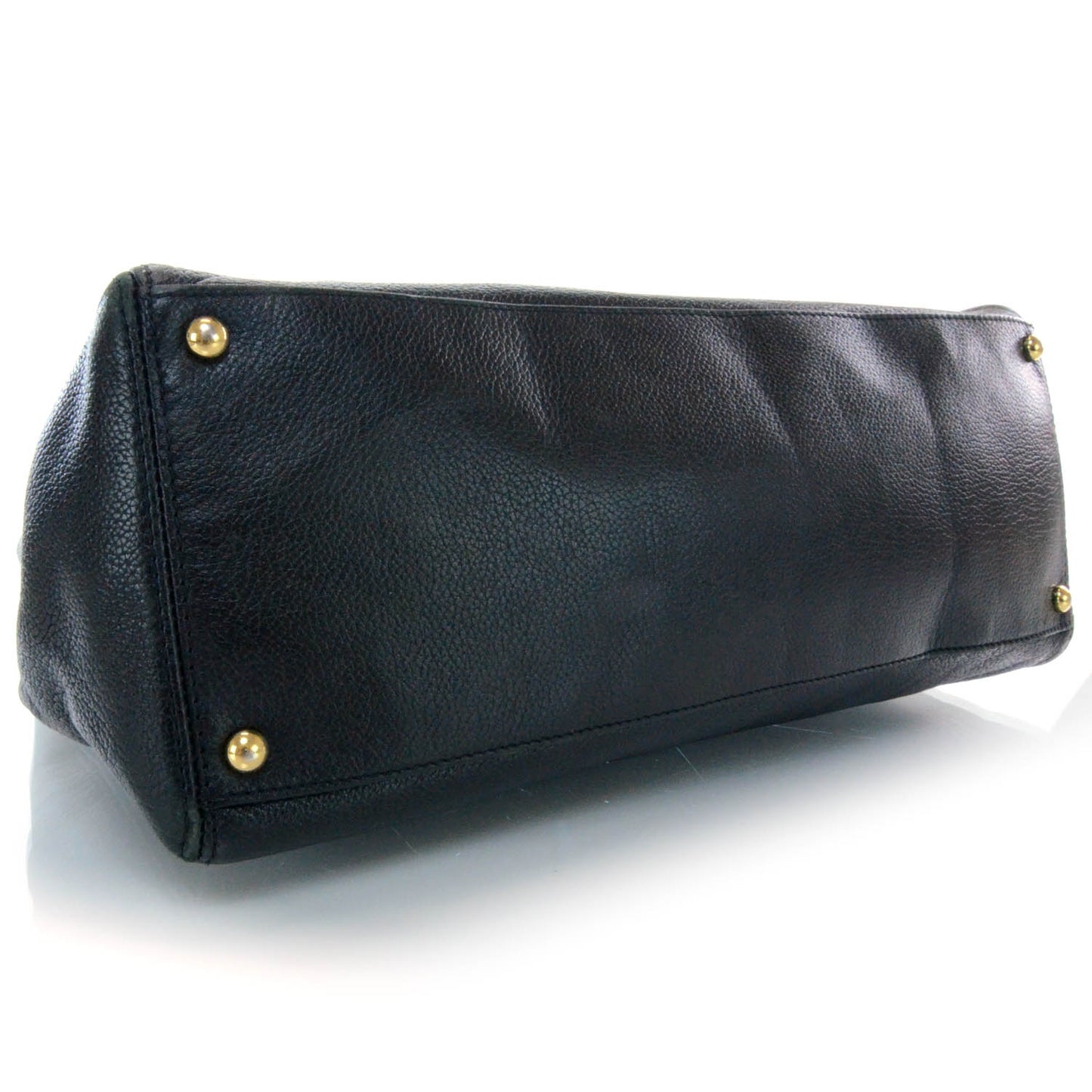 Calfskin Cerf Tote Black