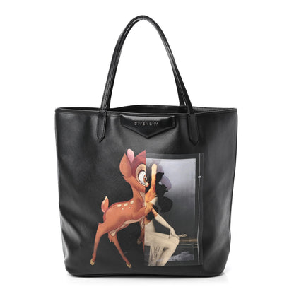 Givenchy Textured Coated Canvas Bambi Print Medium Antigona Tote 1 of 13