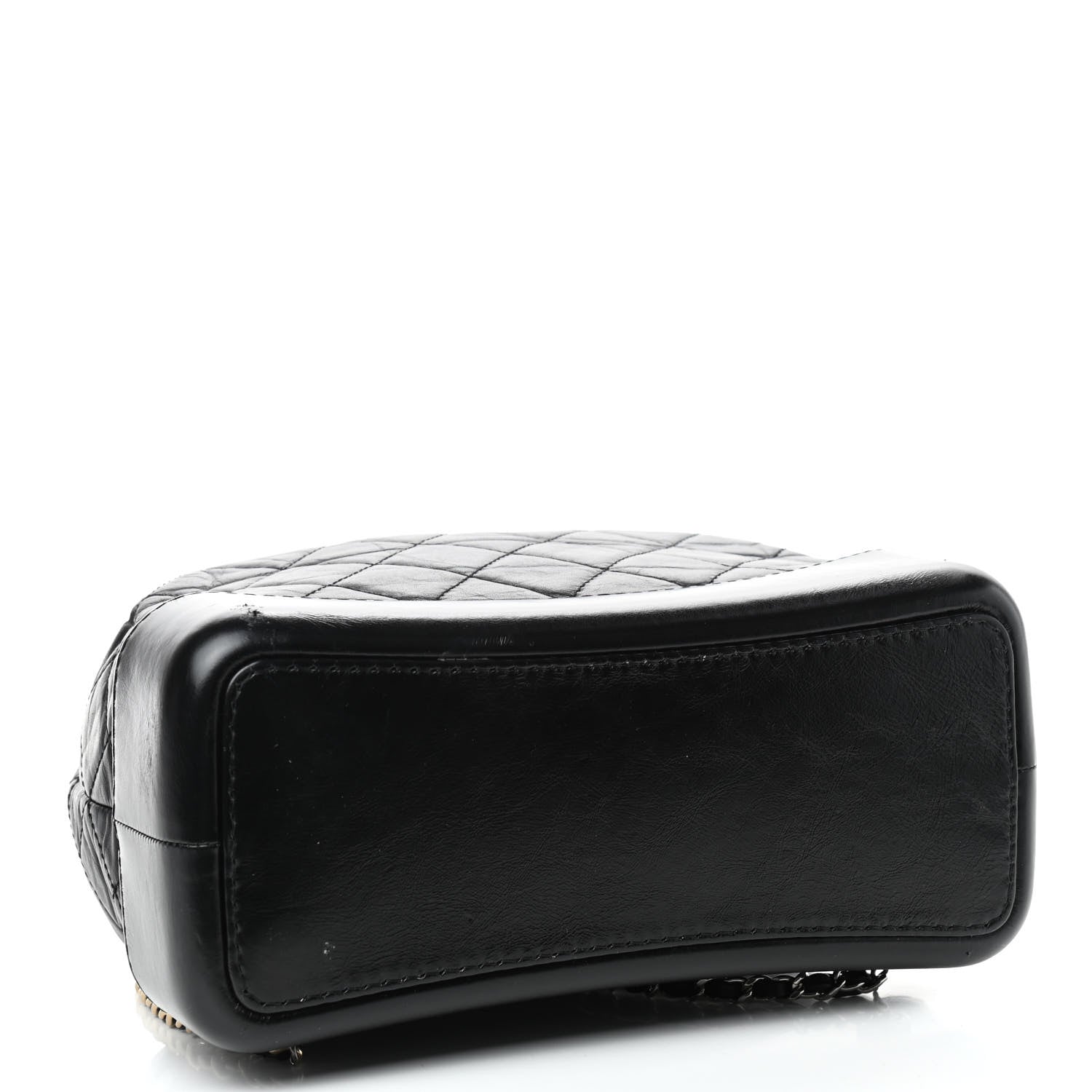 Chanel Aged Calfskin Quilted Gabrielle Backpack Black 3 of 8