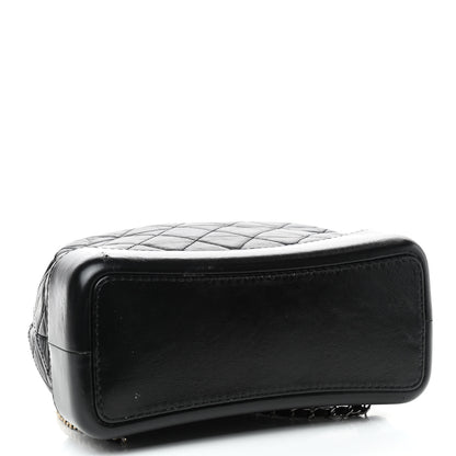 Chanel Aged Calfskin Quilted Gabrielle Backpack Black 3 of 8