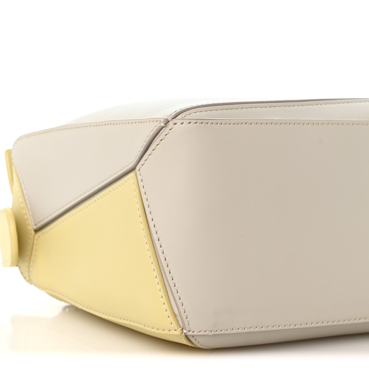 Loewe X ALBERS Nappa Calfskin Small Puzzle Bag Pale Grey Light Citrine 9 of 11