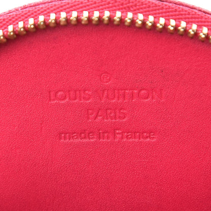 Louis Vuitton Vernis Roses Chapeau Coin Purse Rose Pop 6 of 8