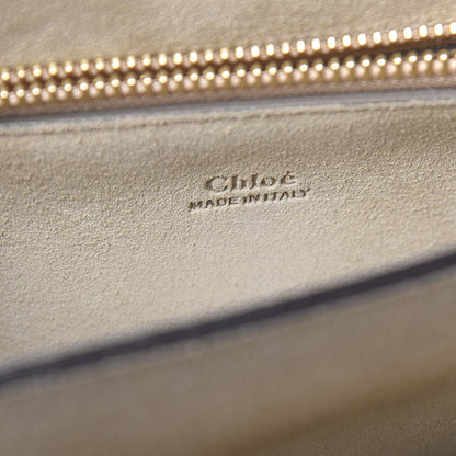 Chloe Suede Calfskin Medium Faye Shoulder Bag Tobacco 6 of 11
