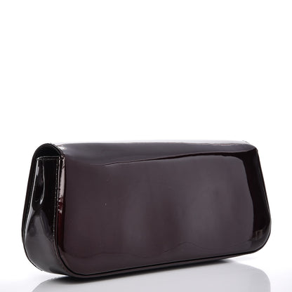 Louis Vuitton Patent Sobe Clutch Amarante 3 of 6