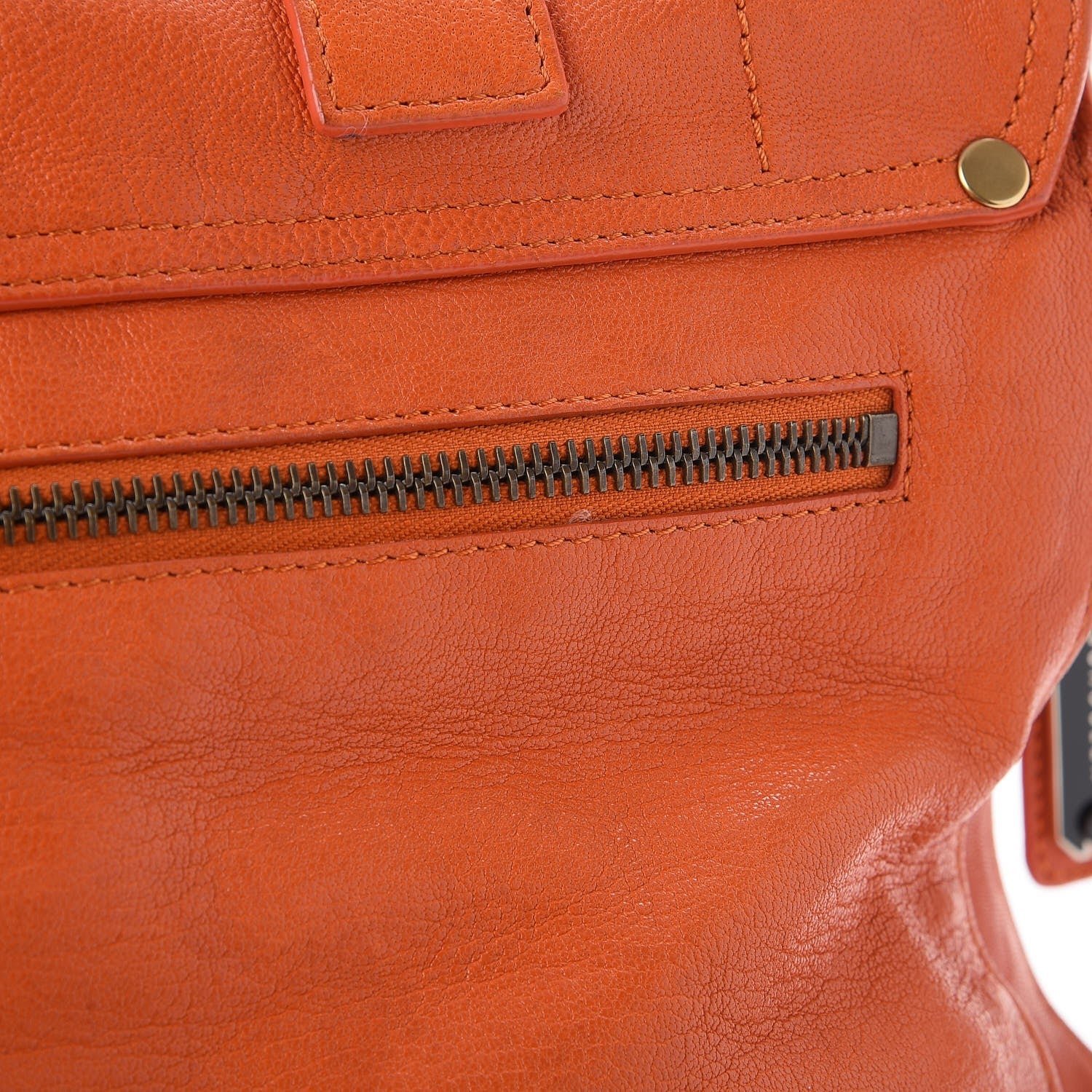 Proenza Schouler Lambskin Large PS1 Satchel Orange 11 of 11