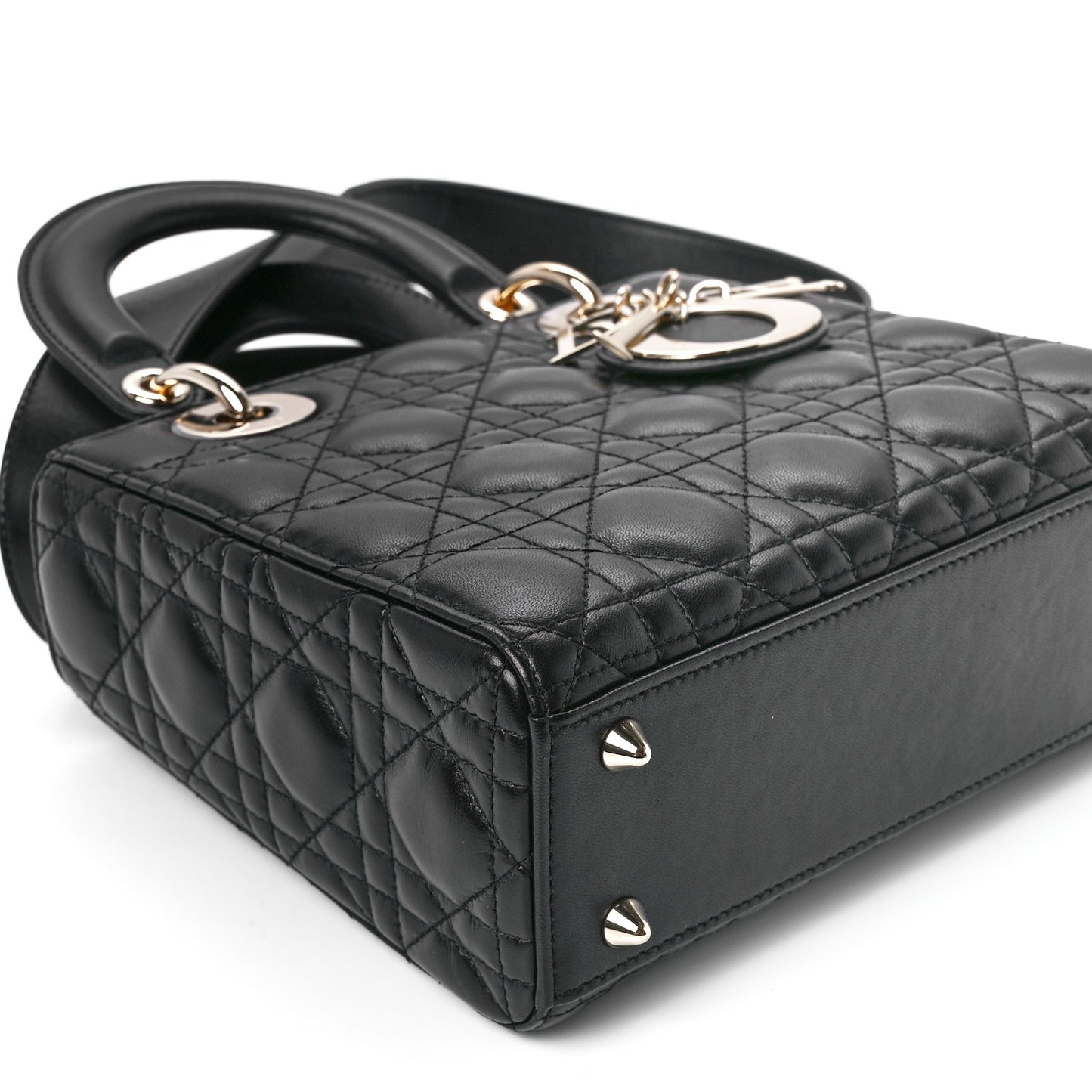 Lambskin Cannage Small My ABCDior Lady Dior Black