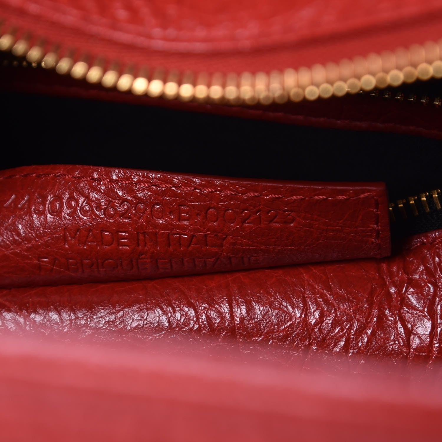 Balenciaga Agneau Small Bazar Shopper Tote Rouge Groseille 9 of 10