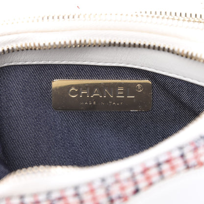Chanel Tweed CC Mania Waist Belt Bag Black Red White 6 of 10