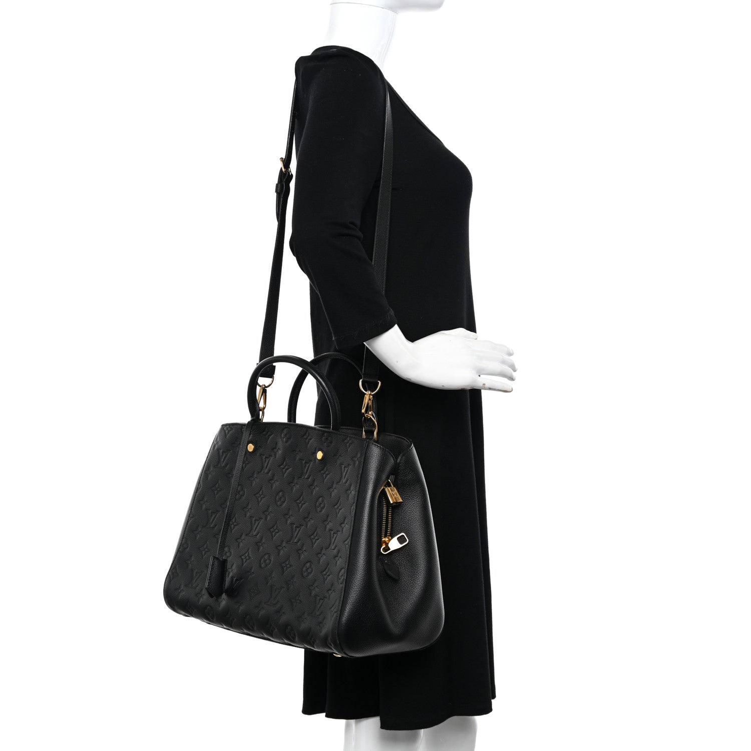 Louis Vuitton Empreinte Montaigne GM Black 2 of 10
