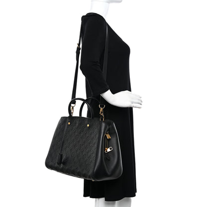 Louis Vuitton Empreinte Montaigne GM Black 2 of 10