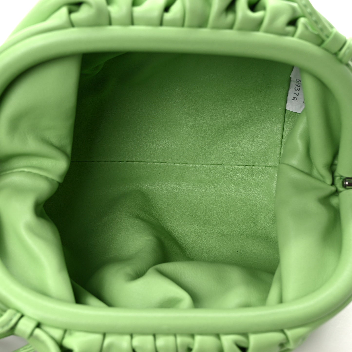 Butter Calfskin The Mini Pouch Pistachio