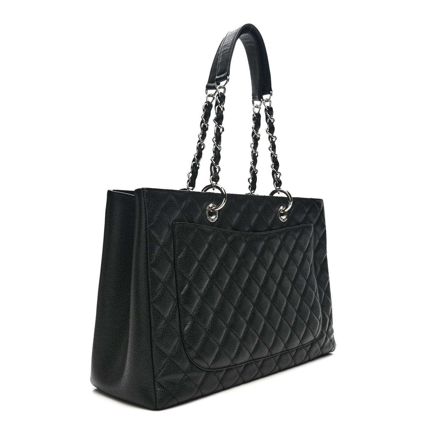 Caviar Quilted XL Grand Shopping Tote GST Black