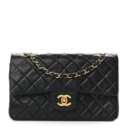 Chanel Lambskin Quilted Small Double Flap Black 1 of 12