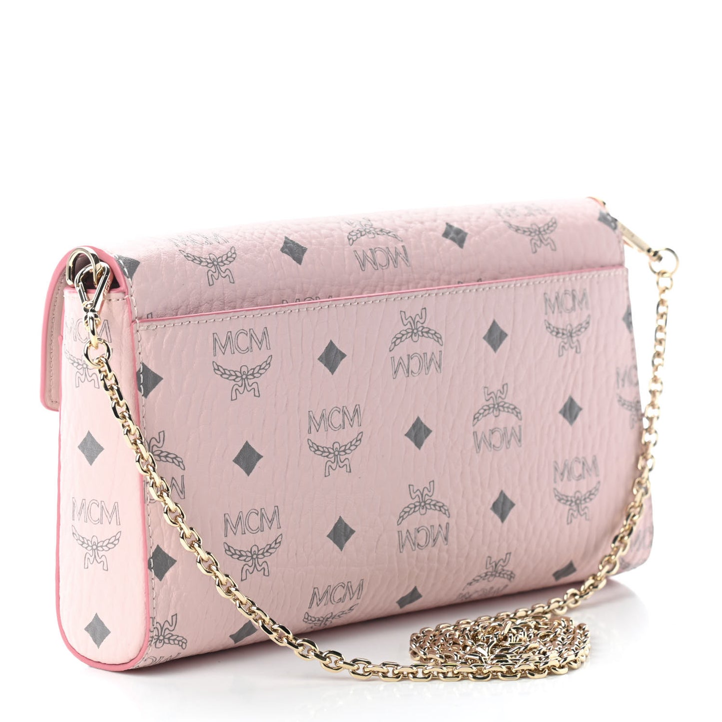 Visetos Large Patricia Wallet On Chain Soft Pink