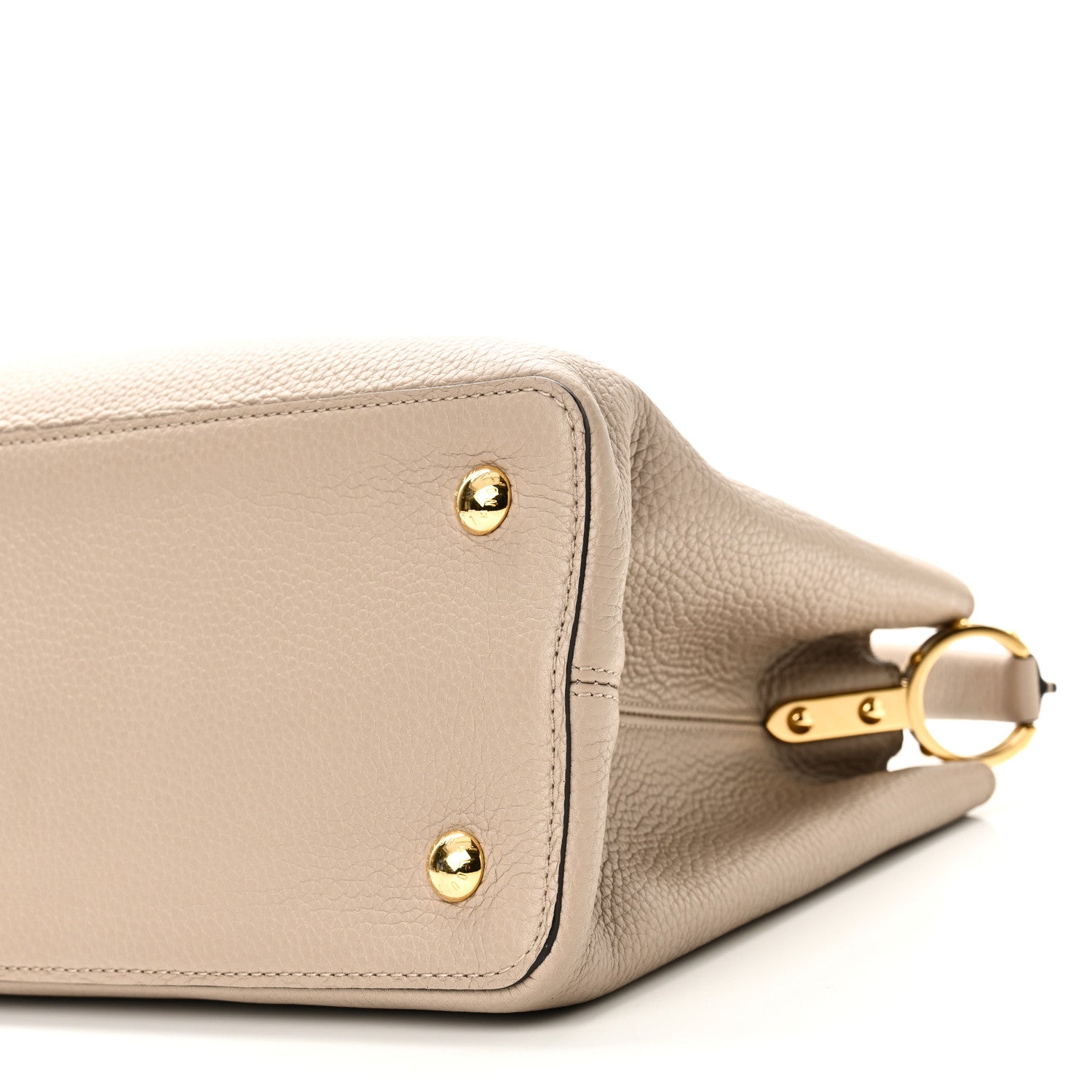 Louis Vuitton Taurillon Capucines MM Galet 9 of 9