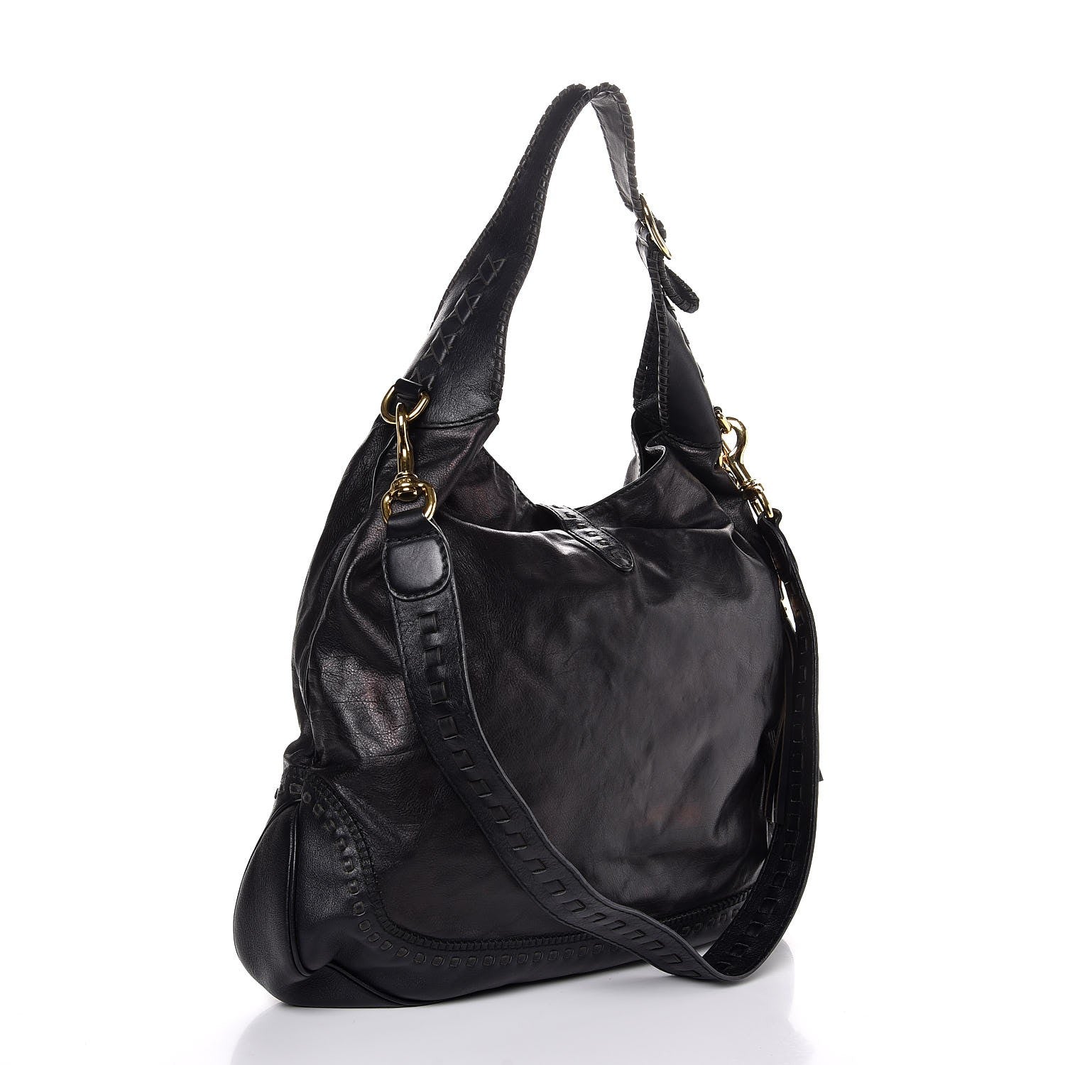 Gucci Calfskin Large New Jackie Hobo Black 4 of 8