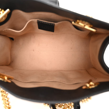 Gucci GG Supreme Monogram Bees Small Padlock Tote Beige Oro Black 5 of 11