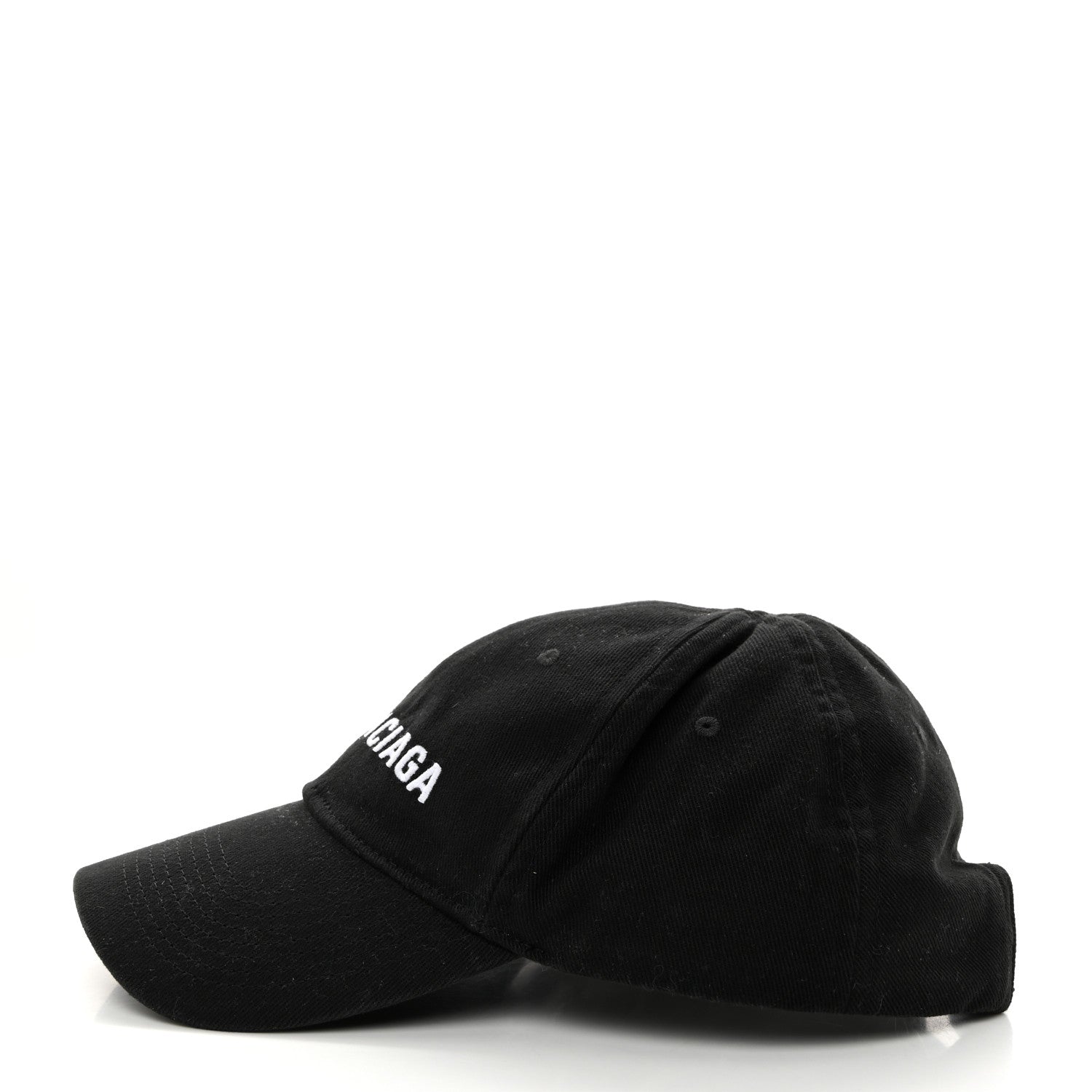 Balenciaga Cotton Drill Logo New Baseball Hat L Black 4 of 9