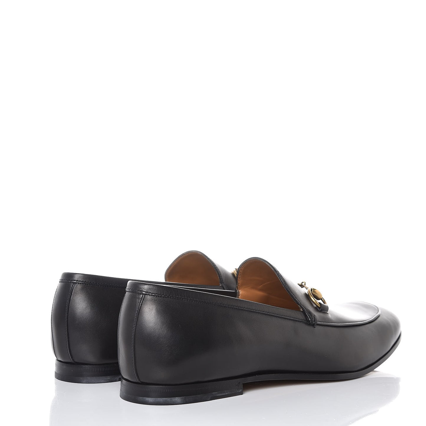 Calfskin Horsebit Mens Jordaan Loafers 11 Black