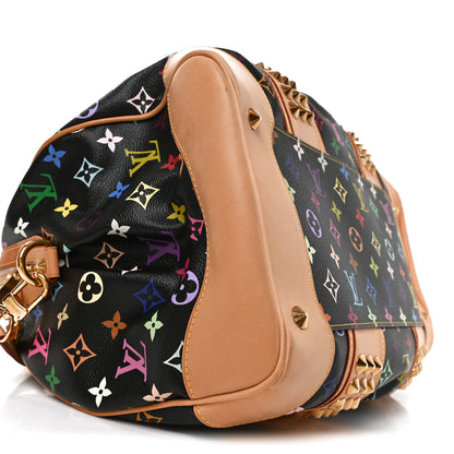 Louis Vuitton Monogram Multicolor Courtney GM Black 8 of 9