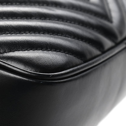 Saint Laurent Calfskin Matelasse Monogram Lou Camera Bag Black 7 of 7