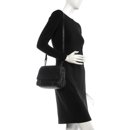 Bottega Veneta Nappa Intrecciato Crossbody Bag Black 2 of 8