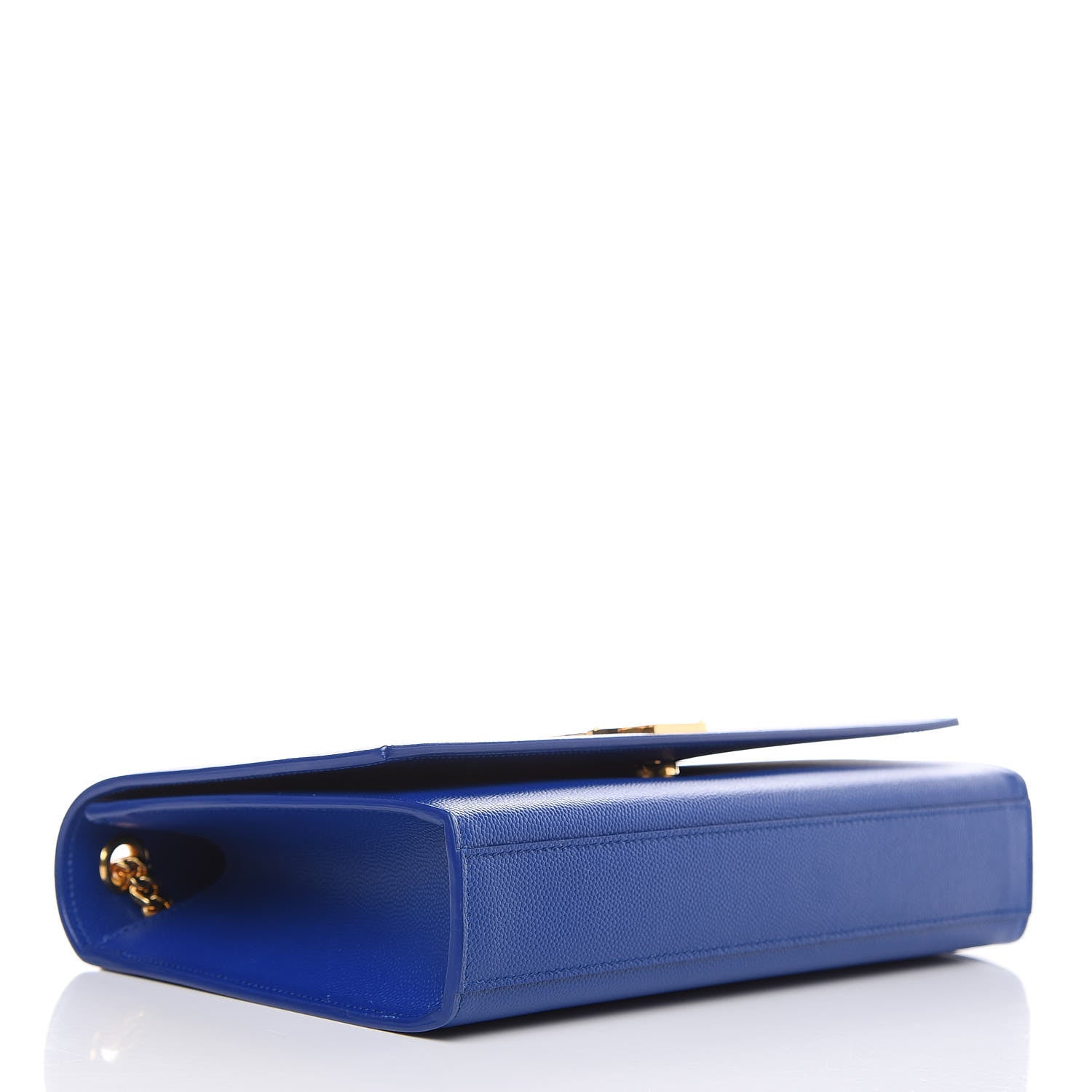 Saint Laurent Grain De Poudre Medium Classic Monogram Kate Satchel Flash Blue 4 of 9