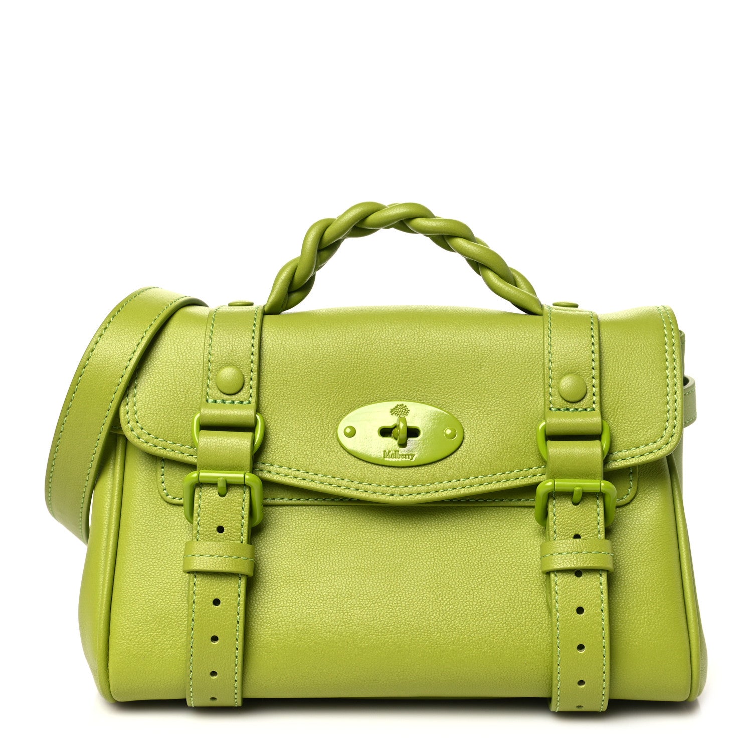 Mulberry Micro Classic Grain Mini Alexa Acid Green 1 of 10