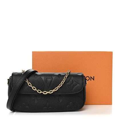 Louis Vuitton Empreinte Monogram Giant Ivy Wallet On Chain Black 11 of 11