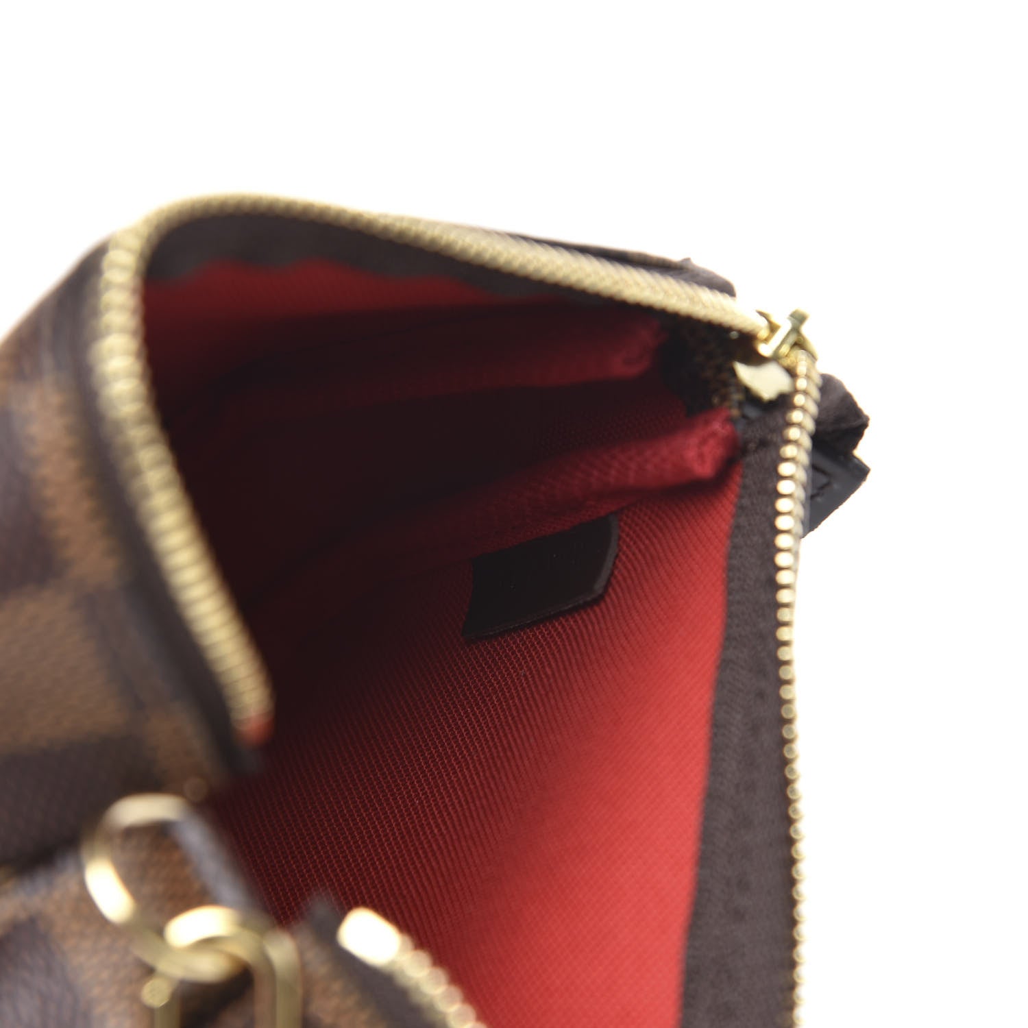 Louis Vuitton Damier Ebene Mini Pochette Accessories 6 of 10
