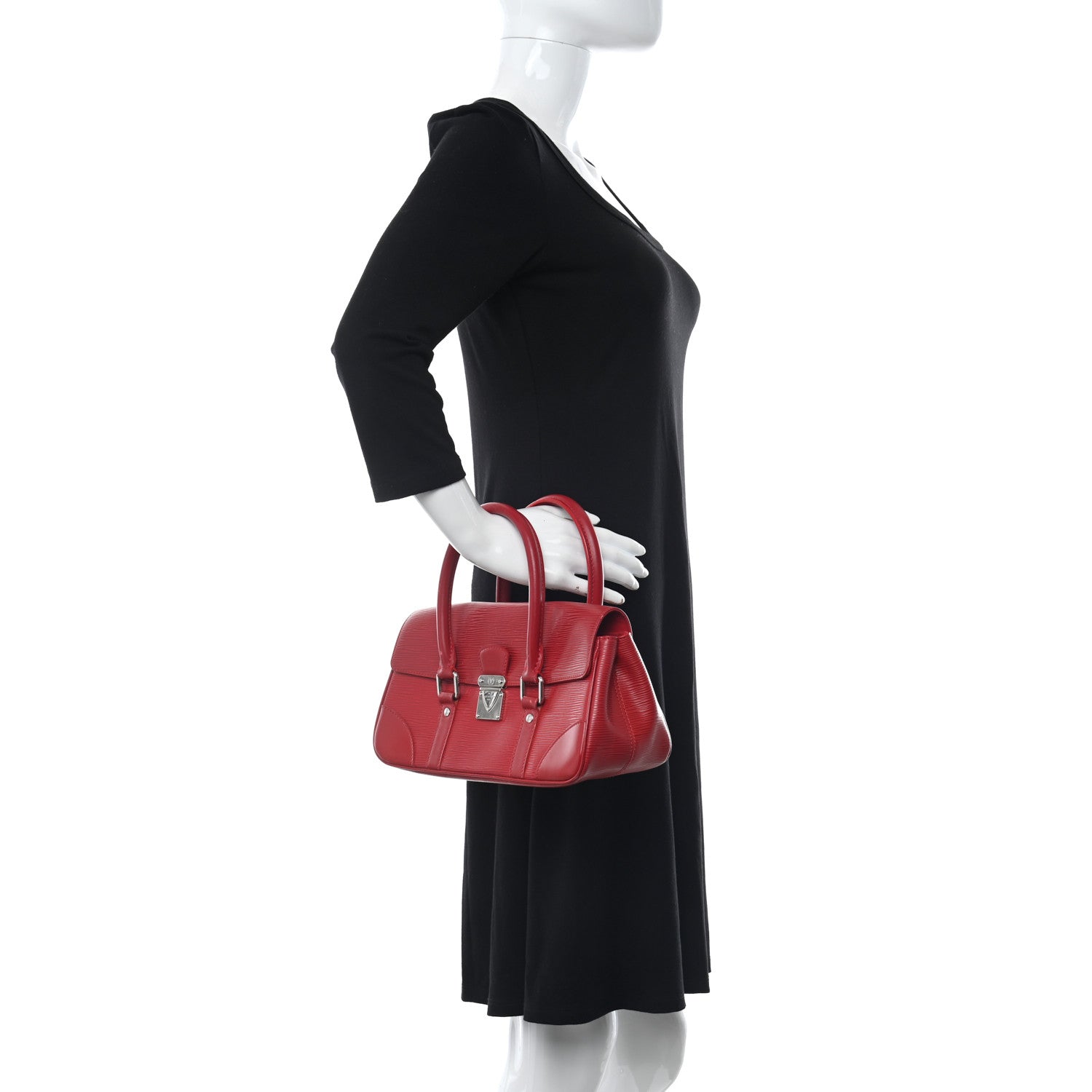 Louis Vuitton Epi Segur PM Castillan Red 3 of 15