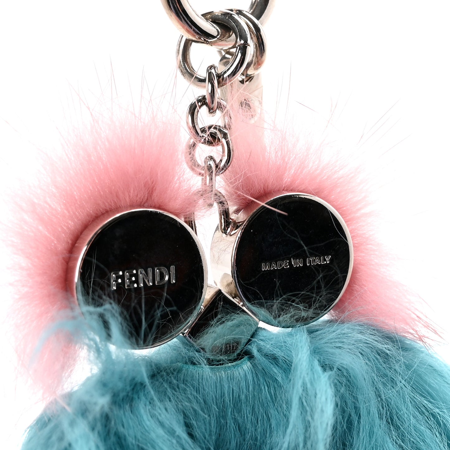 Mink Alpaca Fur Hypnoteyes Witches Bag Charm Acqua