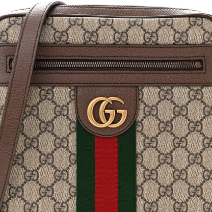 Gucci GG Supreme Monogram Web Small Ophidia Messenger Bag Brown 8 of 13