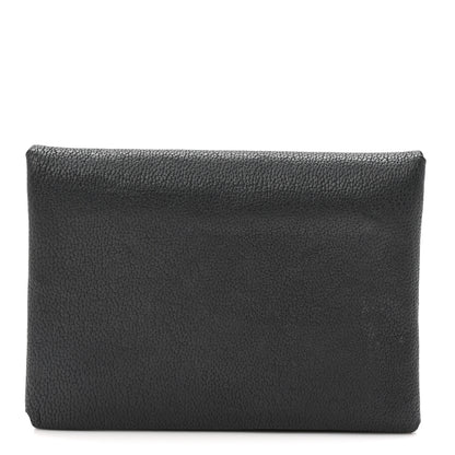 Hermes Chevre Mysore Verso Calvi Duo Card Case Ardoise Bleu Hydra 1 of 8