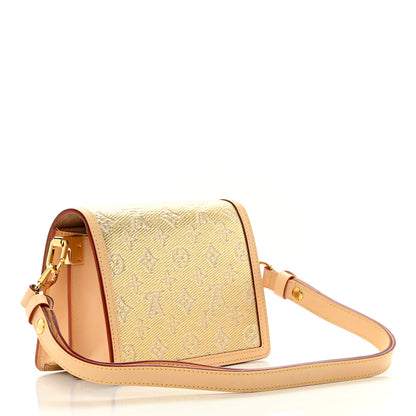 Louis Vuitton Monoglam Mini Dauphine Beige 3 of 10