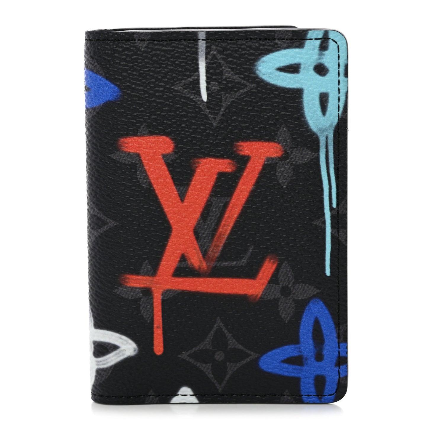 Monogram Eclipse LV Graffiti Pocket Organizer Multicolor