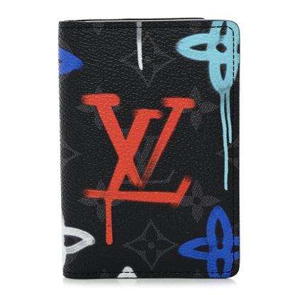 Louis Vuitton Monogram Eclipse LV Graffiti Pocket Organizer Multicolor 1 of 7