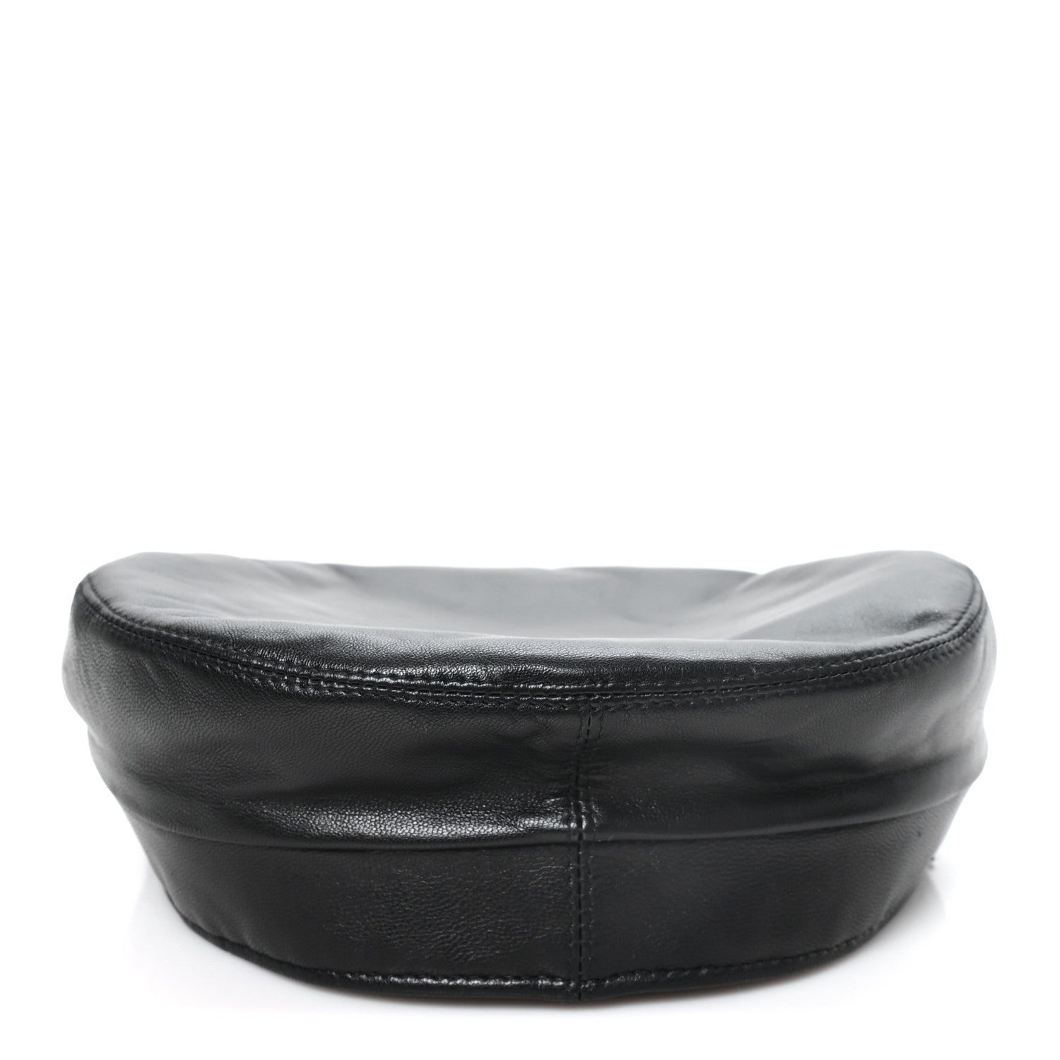 Hermes Lambskin Vauban Charms Cap 56 Black 5 of 8