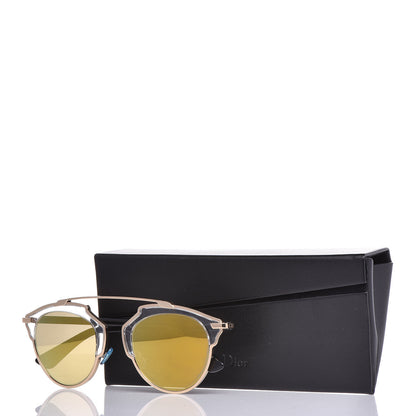 Christian Dior Mirrored So Real Sunglasses Gold 9 of 9