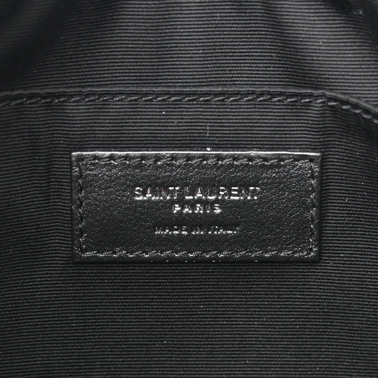 Calfskin Matelasse Monogram Monochrome Lou Camera Bag Black