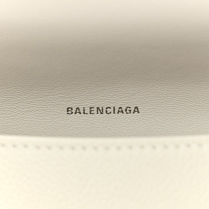 Balenciaga Grained Calfskin Small Hourglass Top Handle Bag White 6 of 13
