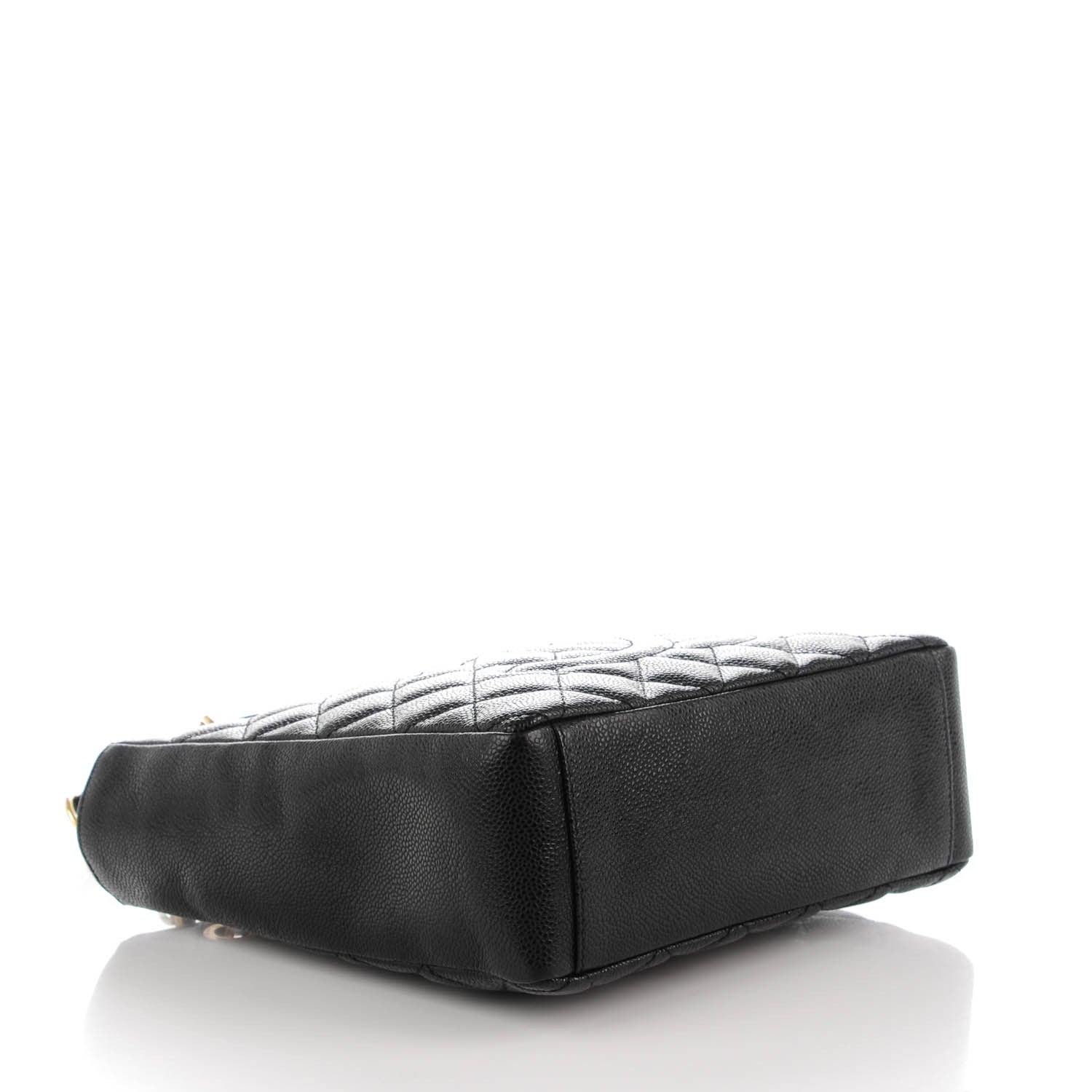 Chanel Caviar Quilted Petit Shopping Tote PST Black 4 of 7