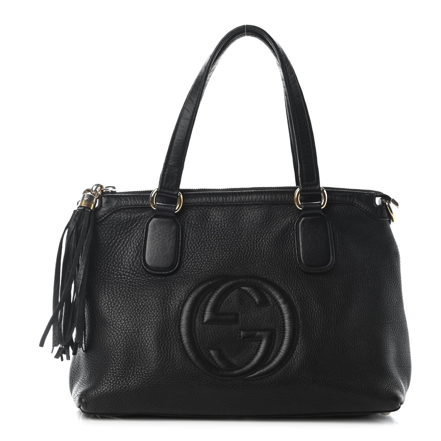 Gucci Cellarius Calfskin Small Soho Top Handle Satchel Black 1 of 10