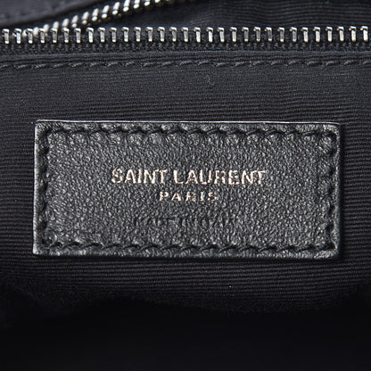 Saint Laurent Pebbled Lambskin Chevron Monogram Large Nolita Black 7 of 10