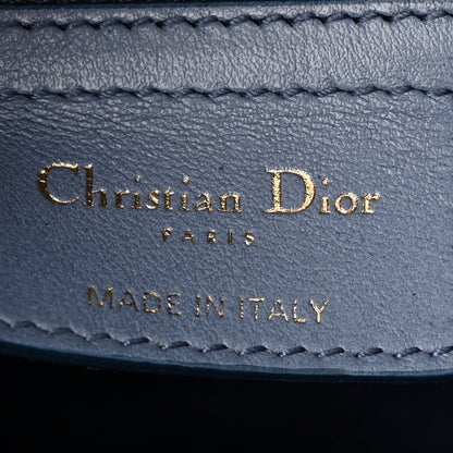 Christian Dior Calfskin Gradient Saddle Bag Indigo Blue 6 of 10