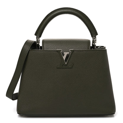 Louis Vuitton Taurillon Capucines BB Khaki 1 of 10