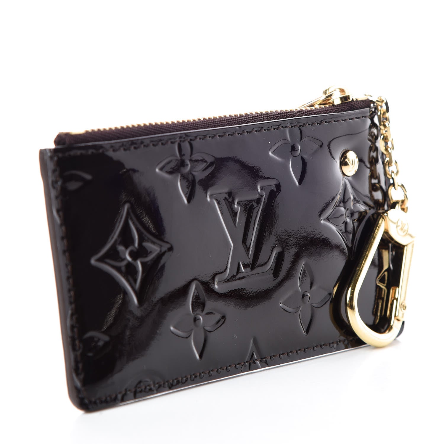 Louis Vuitton Vernis Pochette Key Pouch Amarante 3 of 7