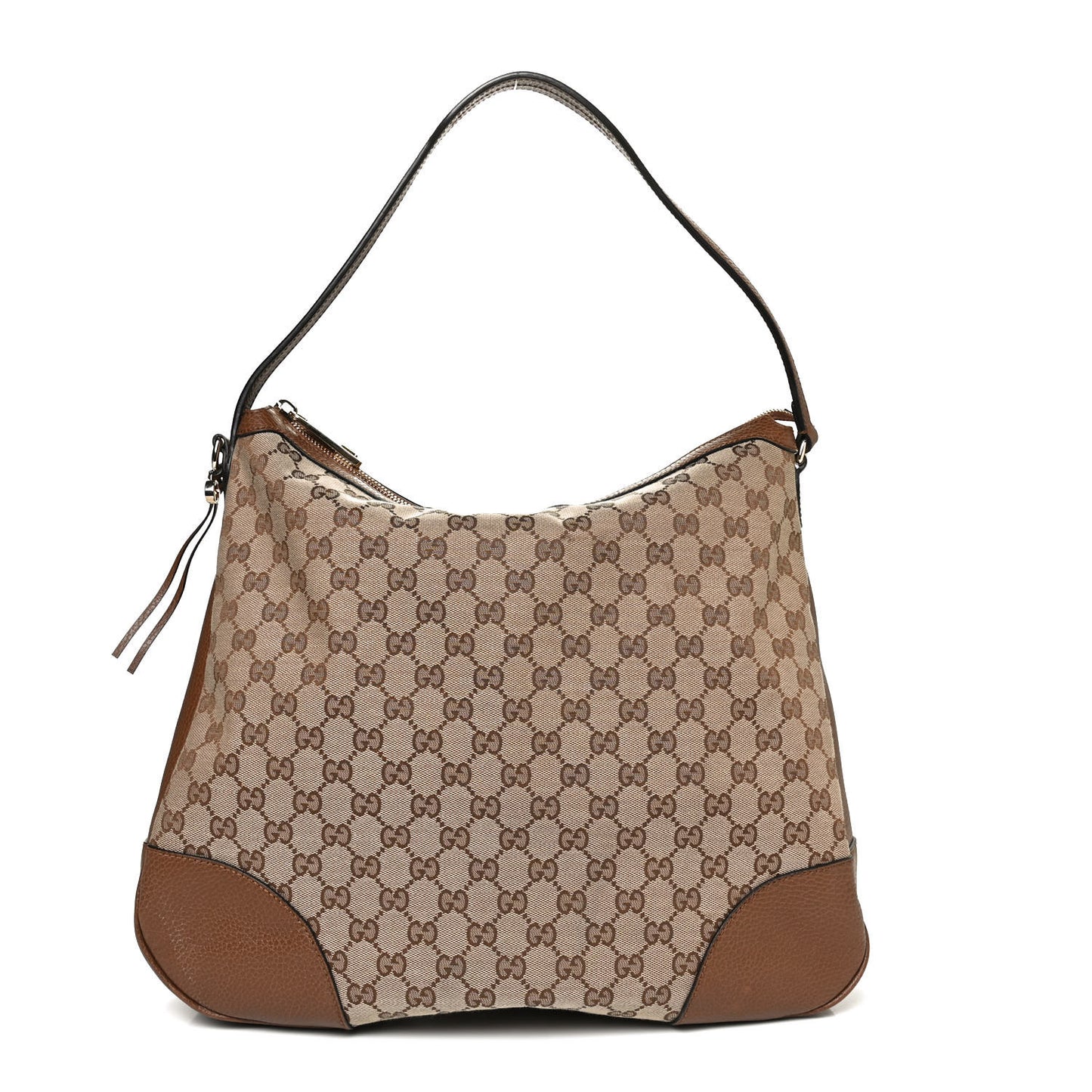 Soft GG Monogram Large Margaux Hobo Brown