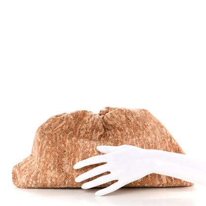 Bottega Veneta Cork The Pouch Oversized Clutch Natural 2 of 7